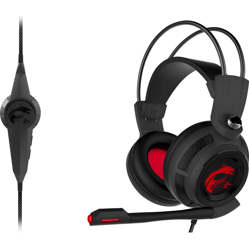 MSI DS502 Gaming Headset, Black
